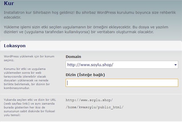 Sıfırdan Wordpress Blog Oluşturma Rehberi wp kur adsecimi - Sıfırdan Wordpress Blog Oluşturma Rehberi