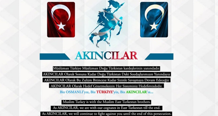 akincilardan cine siber saldir - Akıncılar Çin'e Siber Savaş Başlattı