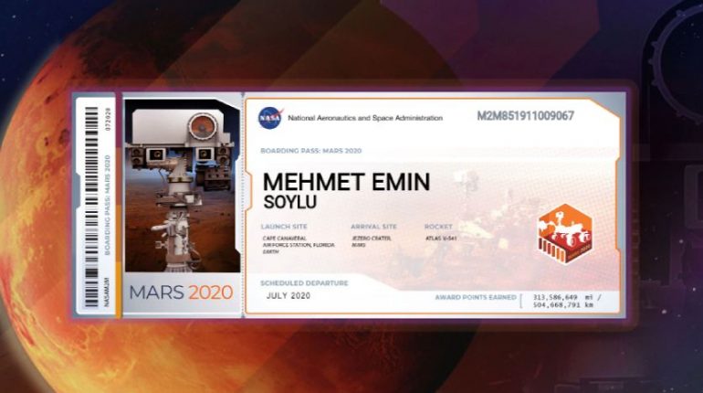 nasa isim gonderme 770x430 - Yeni Trend: Mars'a İsim Göndermek