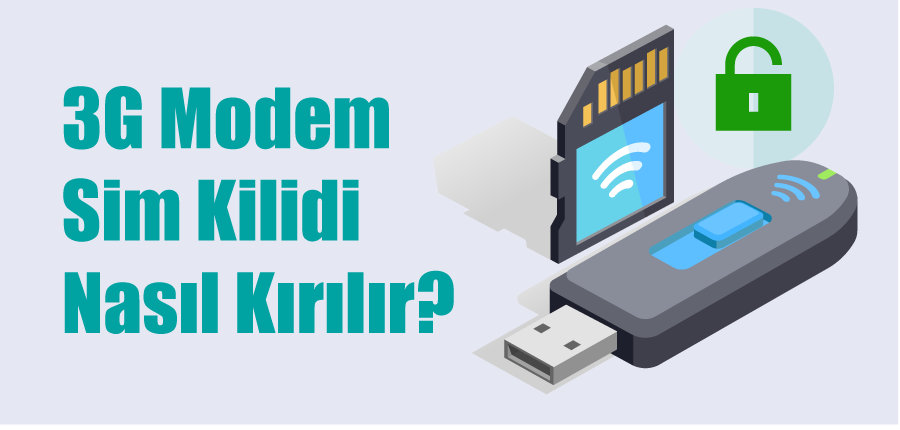 3g modem sim kilidi kırma