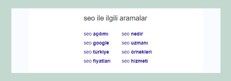 google ilgili aramalar - Site İçi SEO Optimizasyonu Nasıl Yapılır? 2022