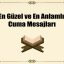 En güzel cuma mesajları