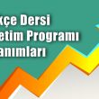 Türkçe dersi öğretim programı kazanımları.