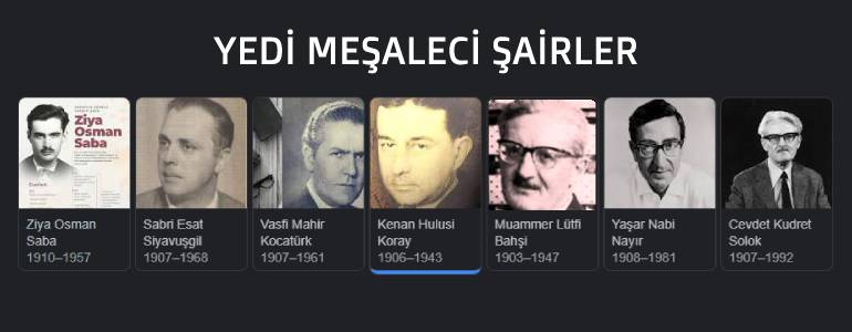 yedi mesaleci sairler - Saf Şiir (Öz Şiir) Anlayışını Sürdüren Şiir ve Özellikleri